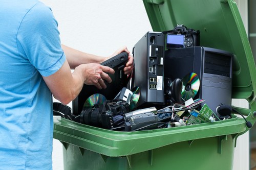 Types of construction waste managed in Gunnersbury
